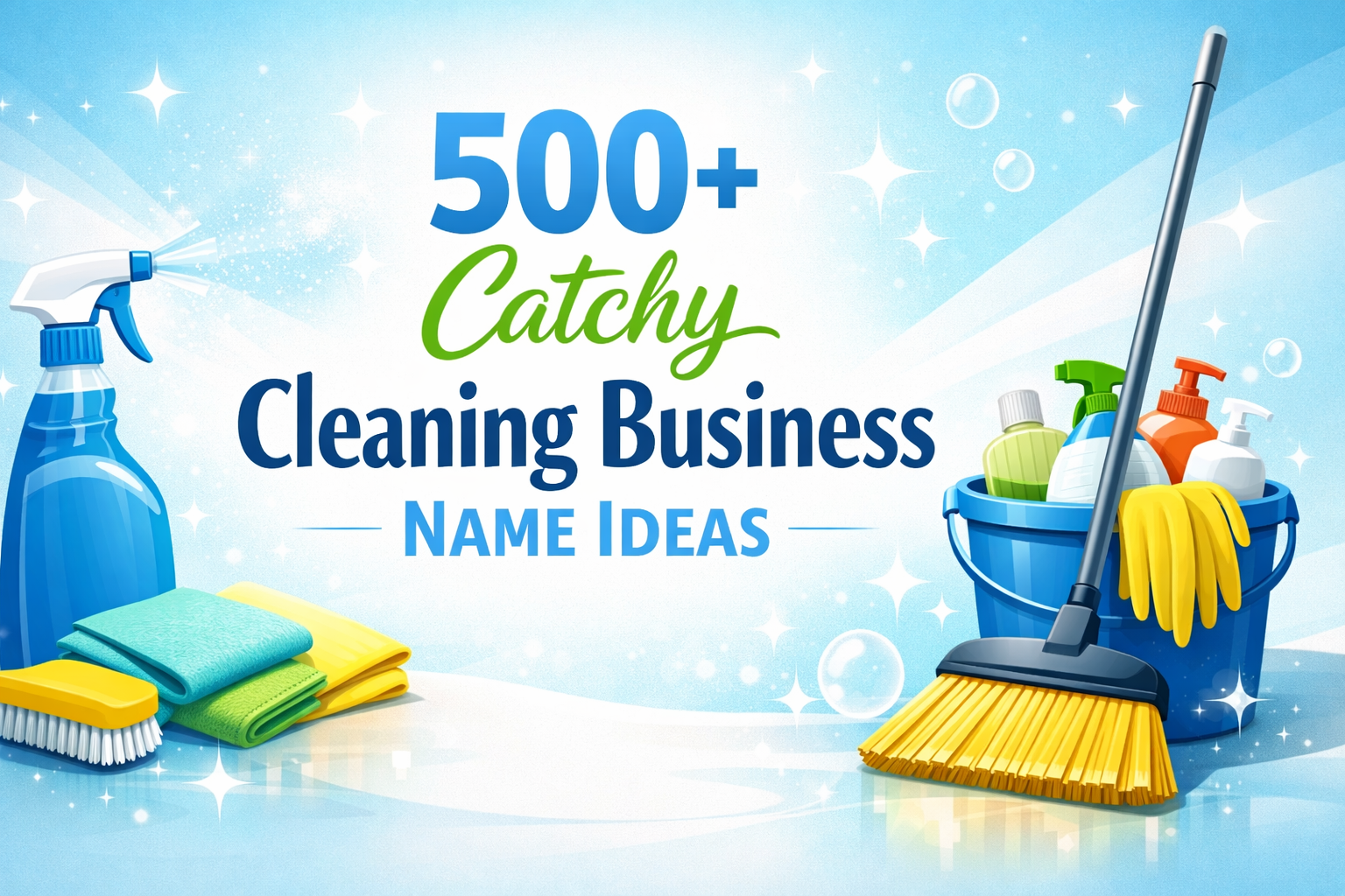 catchy cleaning business name ideas